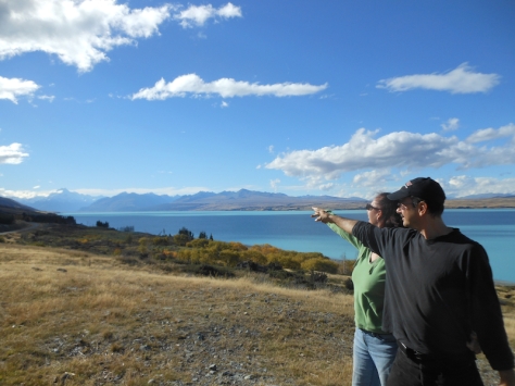 Pointing the way to Mt Cook/ Aoraki